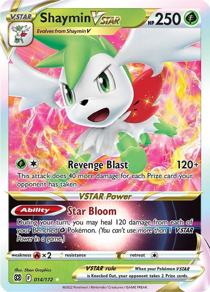 Image for Shaymin VSTAR (014/172) [SWSH09: Brilliant Stars]