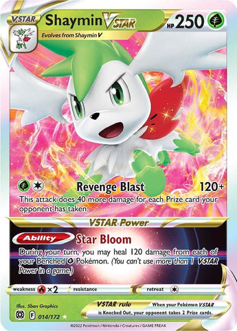 Image for Shaymin VSTAR (014/172) [SWSH09: Brilliant Stars]