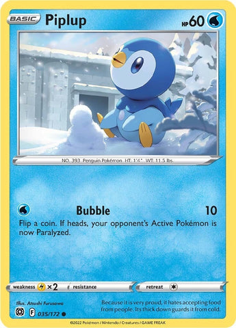 Image for Piplup (035/172) [SWSH09: Brilliant Stars]