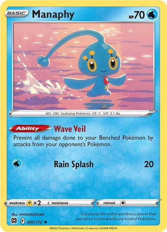Image for Manaphy (041/172) [SWSH09: Brilliant Stars]