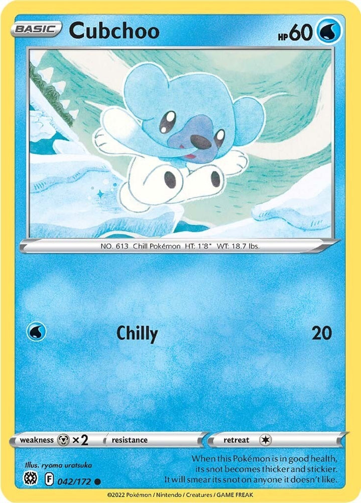 Image for Cubchoo (042/172) [SWSH09: Brilliant Stars]