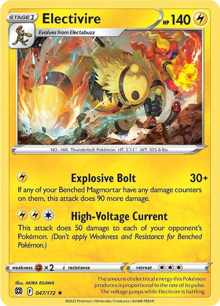 Image for Electivire (047/172) [SWSH09: Brilliant Stars]
