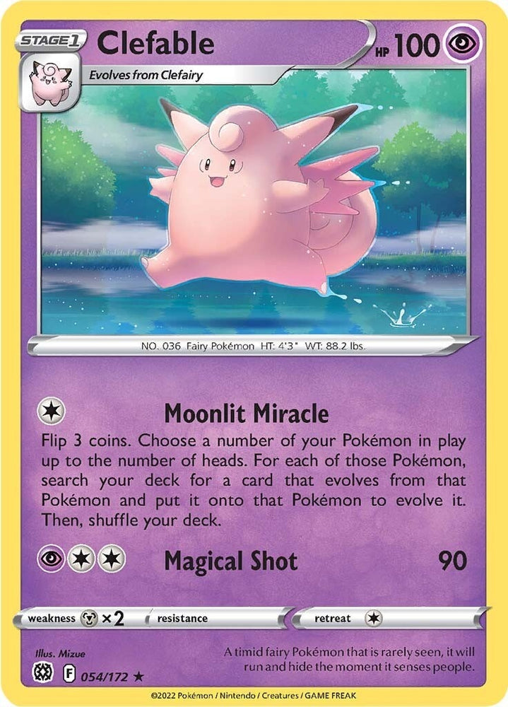 Image for Clefable (054/172) [SWSH09: Brilliant Stars]