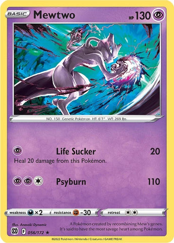 Image for Mewtwo (056/172) [SWSH09: Brilliant Stars]