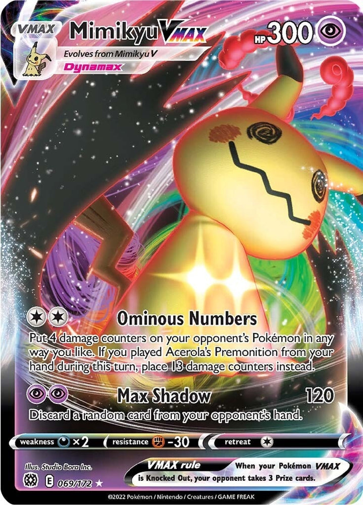 Image for Mimikyu VMAX (069/172) [SWSH09: Brilliant Stars]