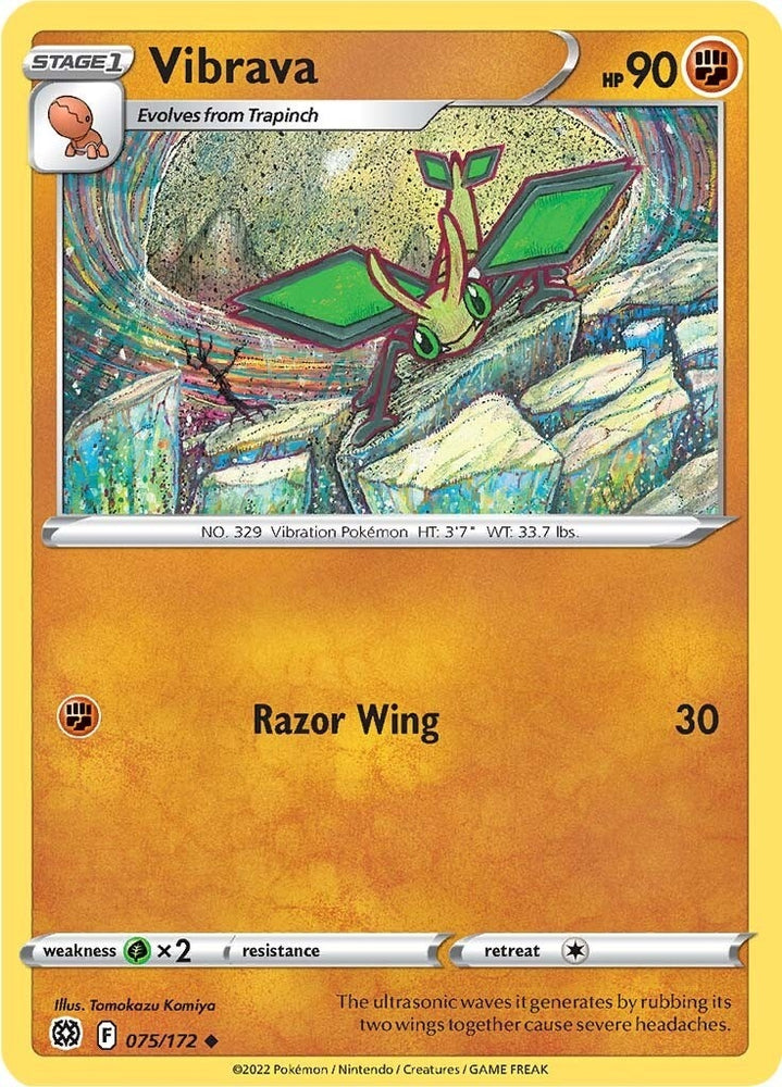 Image for Vibrava (075/172) - Pokemon
