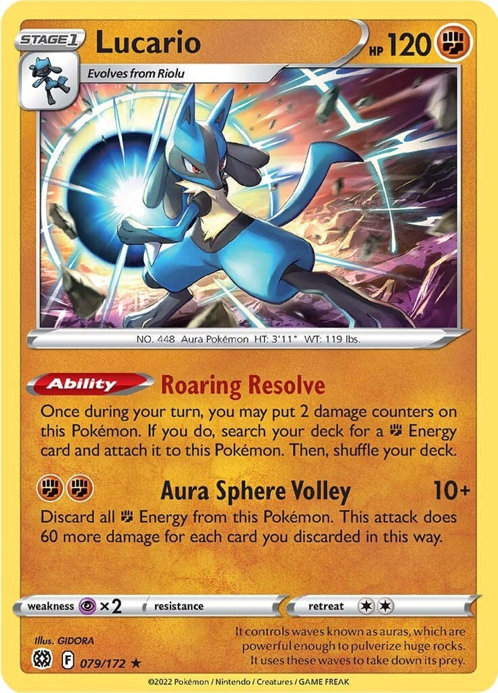 Image for Lucario (079/172) [SWSH09: Brilliant Stars]