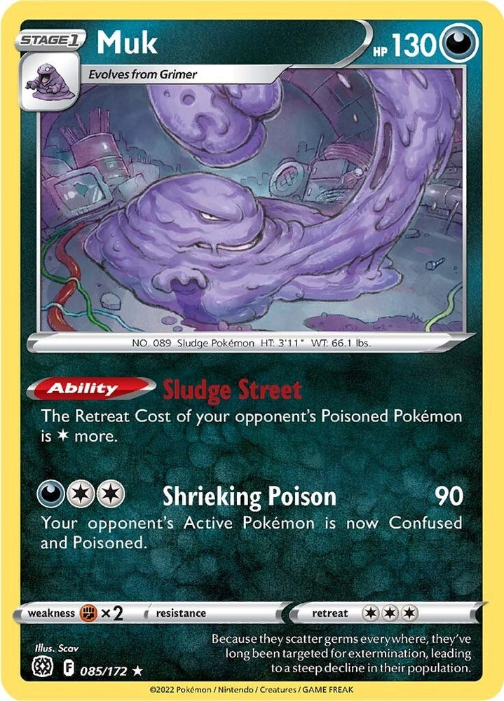 Image for Muk (085/172) [SWSH09: Brilliant Stars]