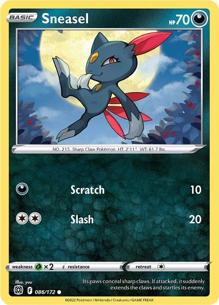 Image for Sneasel (086/172) [SWSH09: Brilliant Stars]