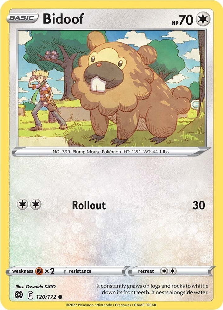 Image for Bidoof (120/172) [SWSH09: Brilliant Stars]