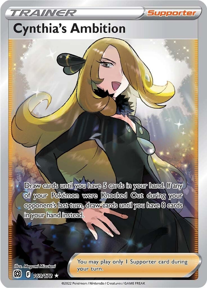 Image for Cynthia's Ambition (Full Art) (169/172) [SWSH09: Brilliant Stars]