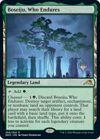 Image for Boseiju, Who Endures (266) [Promo Pack: Kamigawa: Neon Dynasty]
