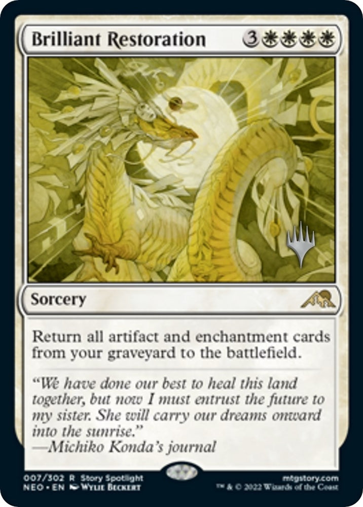 Image for Brilliant Restoration (7) [Promo Pack: Kamigawa: Neon Dynasty]