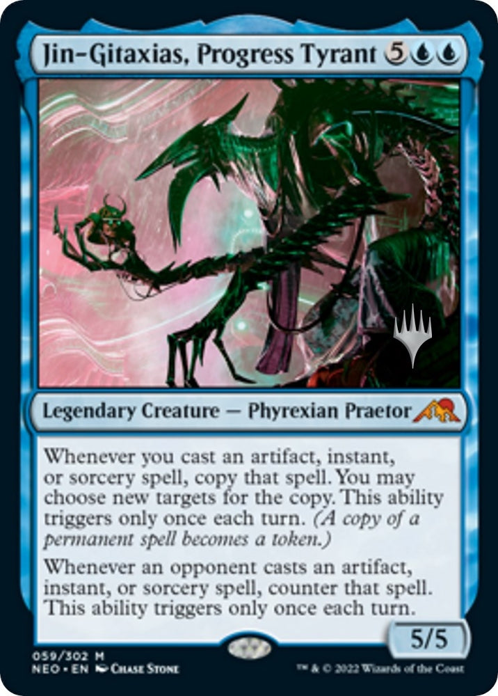 Image for Jin-Gitaxias, Progress Tyrant (59) [Promo Pack: Kamigawa: Neon Dynasty]