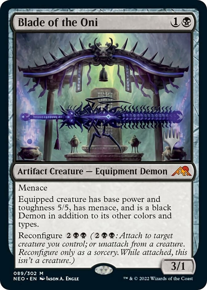 Image for Blade of the Oni (89) [Promo Pack: Kamigawa: Neon Dynasty]