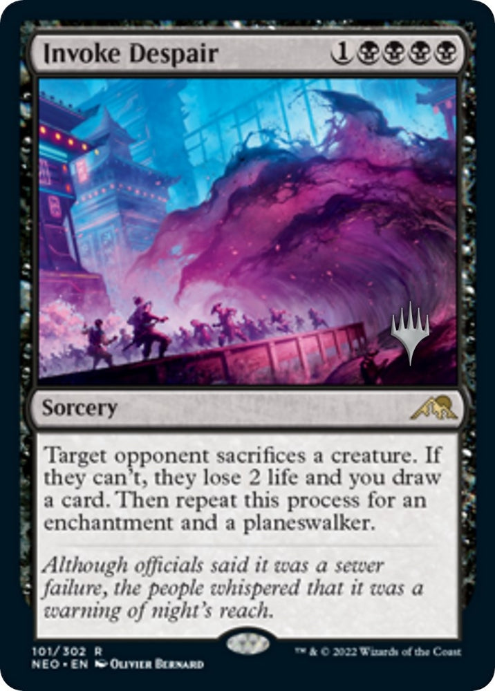 Image for Invoke Despair (101) [Promo Pack: Kamigawa: Neon Dynasty]