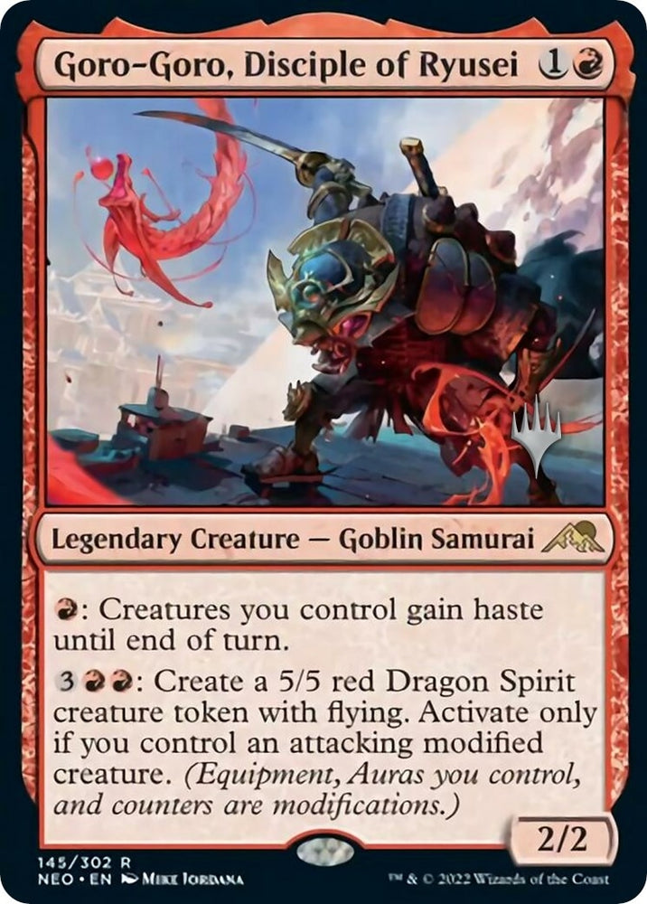 Image for Goro-Goro, Disciple of Ryusei (145) [Promo Pack: Kamigawa: Neon Dynasty]