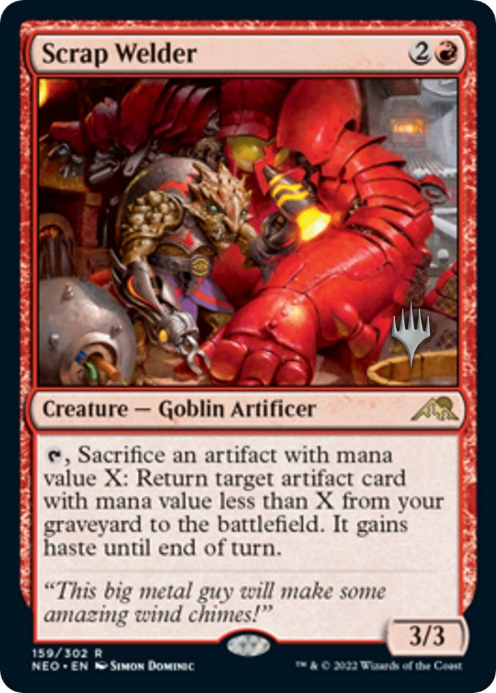 Image for Scrap Welder (159) [Promo Pack: Kamigawa: Neon Dynasty]