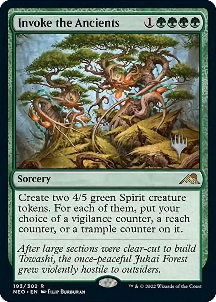 Image for Invoke the Ancients (193) [Promo Pack: Kamigawa: Neon Dynasty]