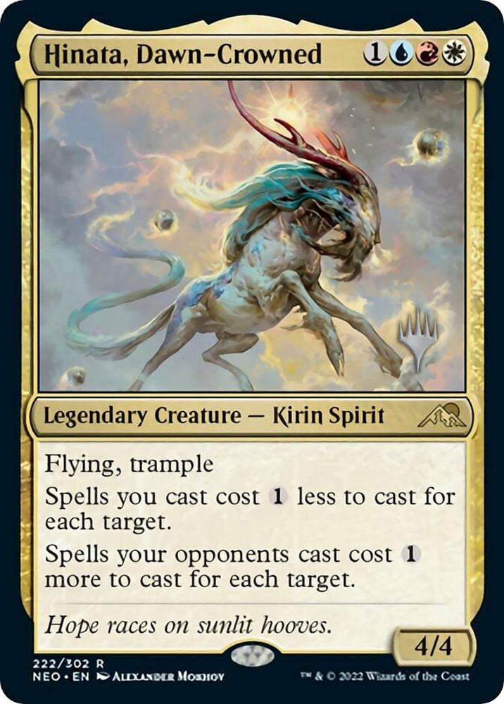 Image for Hinata, Dawn-Crowned (222) [Promo Pack: Kamigawa: Neon Dynasty]