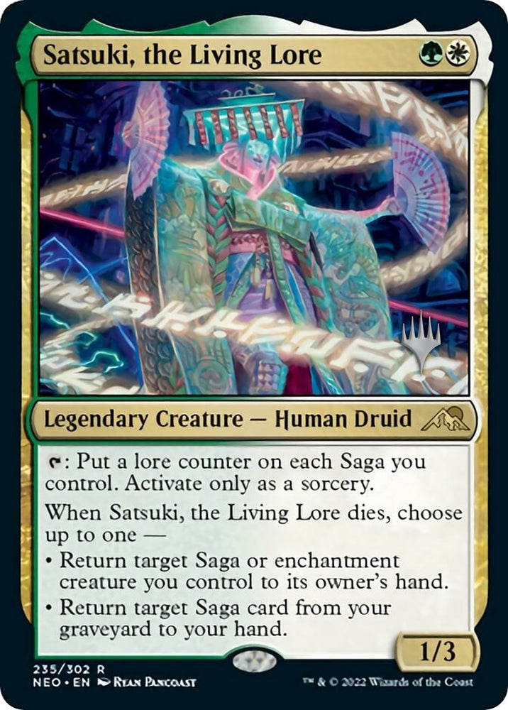 Image for Satsuki, the Living Lore (235) [Promo Pack: Kamigawa: Neon Dynasty]