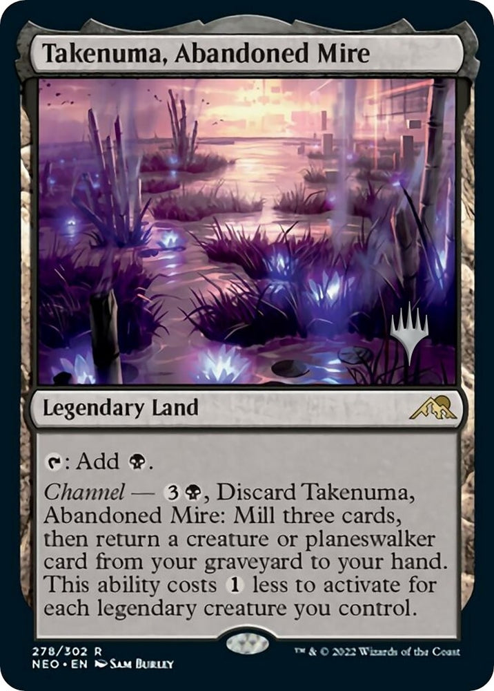 Image for Takenuma, Abandoned Mire (278) [Promo Pack: Kamigawa: Neon Dynasty]