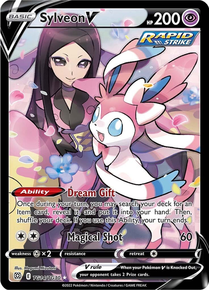 Image for Sylveon V (TG14/TG30) [SWSH09: Brilliant Stars Trainer Gallery]