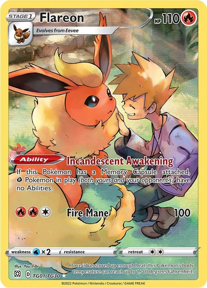 Image for Flareon (TG01/TG30) [SWSH09: Brilliant Stars Trainer Gallery]