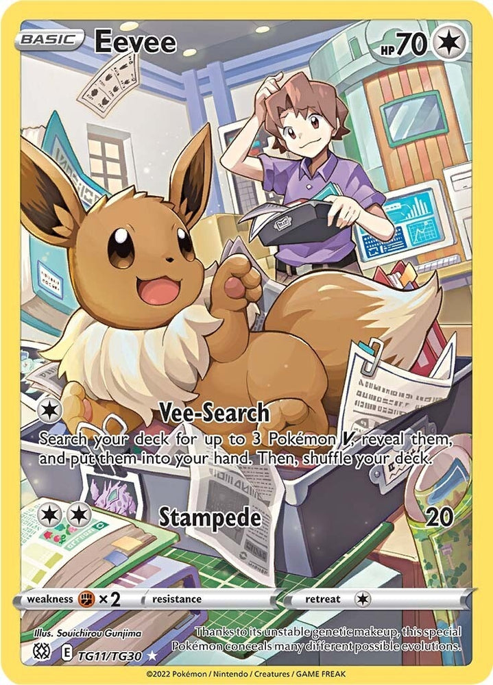 Image for Eevee (TG11/TG30) [SWSH09: Brilliant Stars Trainer Gallery]
