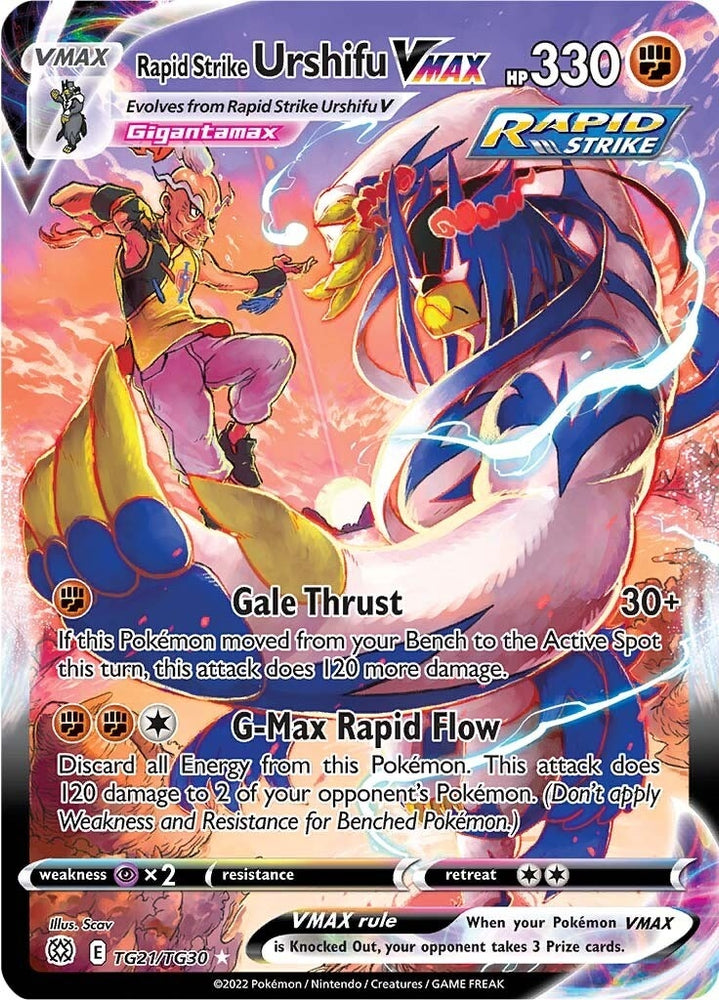 Image for Rapid Strike Urshifu VMAX (TG21/TG30) [SWSH09: Brilliant Stars Trainer Gallery]