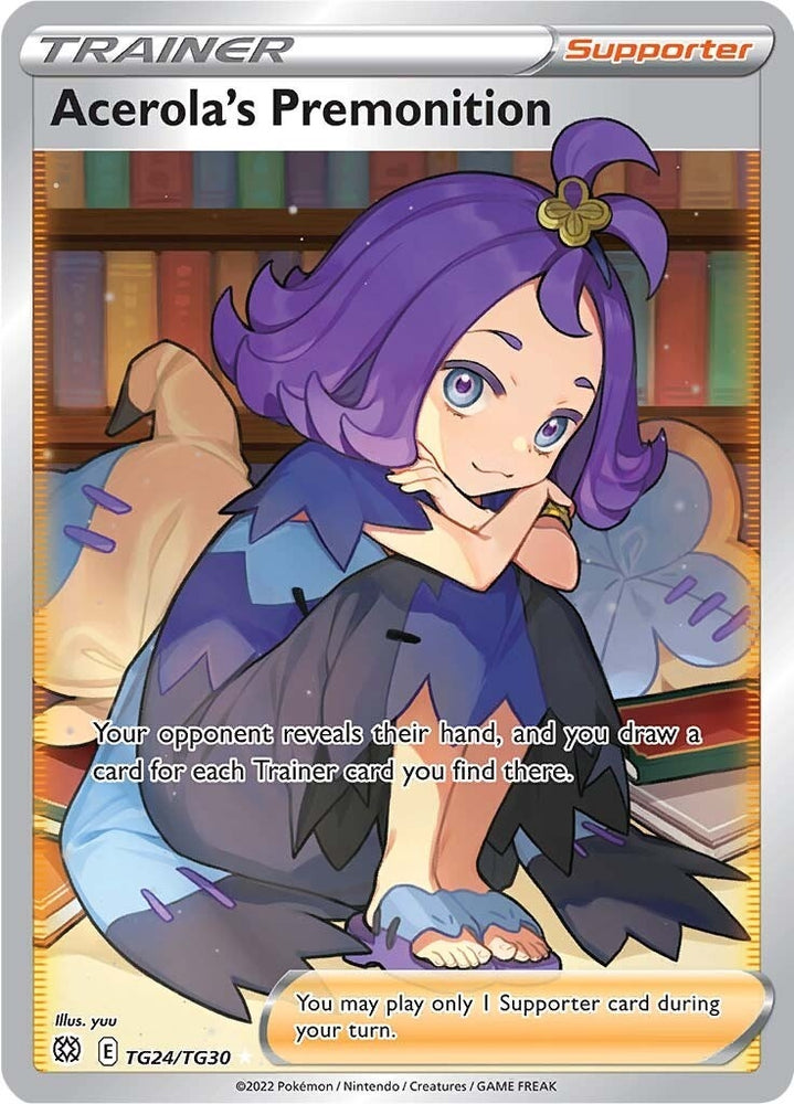 Image for Acerola's Premonition (TG24/TG30) [SWSH09: Brilliant Stars Trainer Gallery]