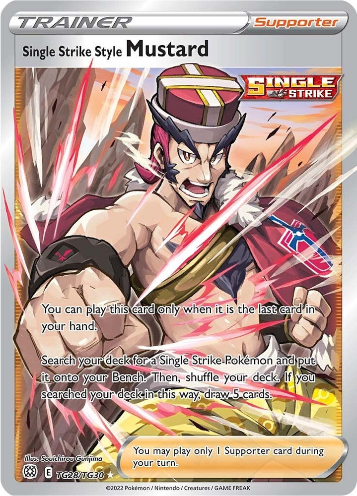 Image for Single Strike Style Mustard (TG28/TG30) [SWSH09: Brilliant Stars Trainer Gallery]