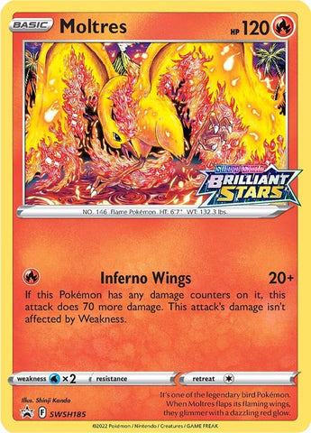 Image for Moltres - SWSH185 (SWSH185) [SWSH: Sword & Shield Promo Cards]