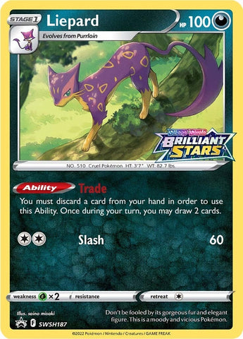 Image for Liepard - SWSH187 (SWSH187) [SWSH: Sword & Shield Promo Cards]
