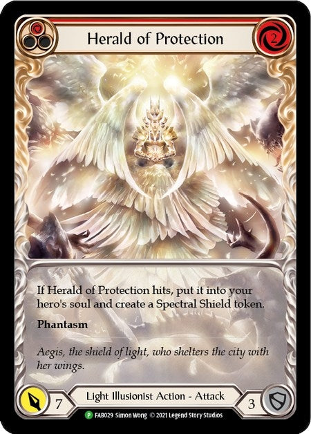 Image for Herald of Protection (Red) - FAB029 (FAB029) (Flesh and Blood: Promo Cards) - Flesh and Blood TCG