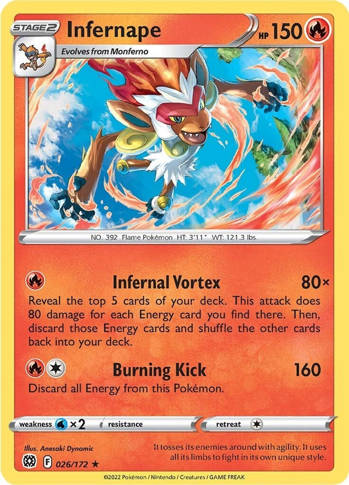 Image for Infernape (026/172) [Deck Exclusives]
