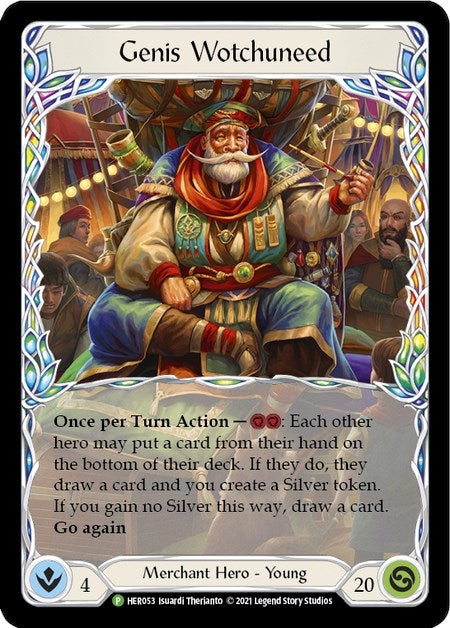 Image for Genis Wotchuneed - HER053 (HER053) (Flesh and Blood: Promo Cards) - Flesh and Blood TCG