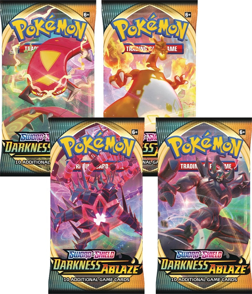 Image for Darkness Ablaze Booster Pack Art Bundle [Set of 4] (SWSH03)