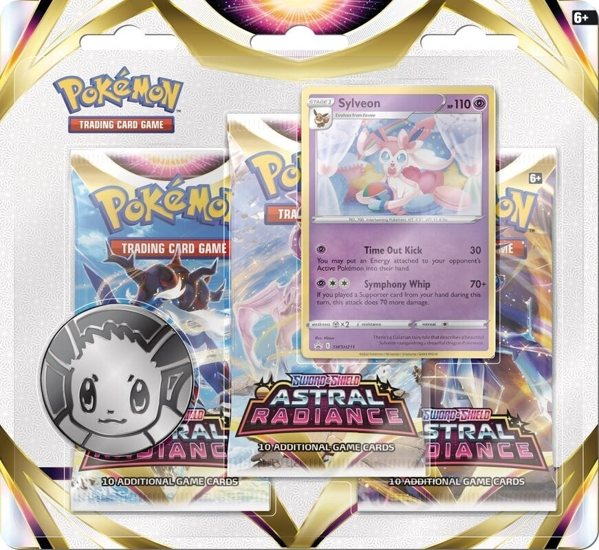 Astral Radiance 3 Pack Blister [Sylveon] [SWSH10: Astral Radiance]