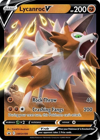 Image for Lycanroc V - SWSH199 (SWSH199) [SWSH: Sword & Shield Promo Cards]