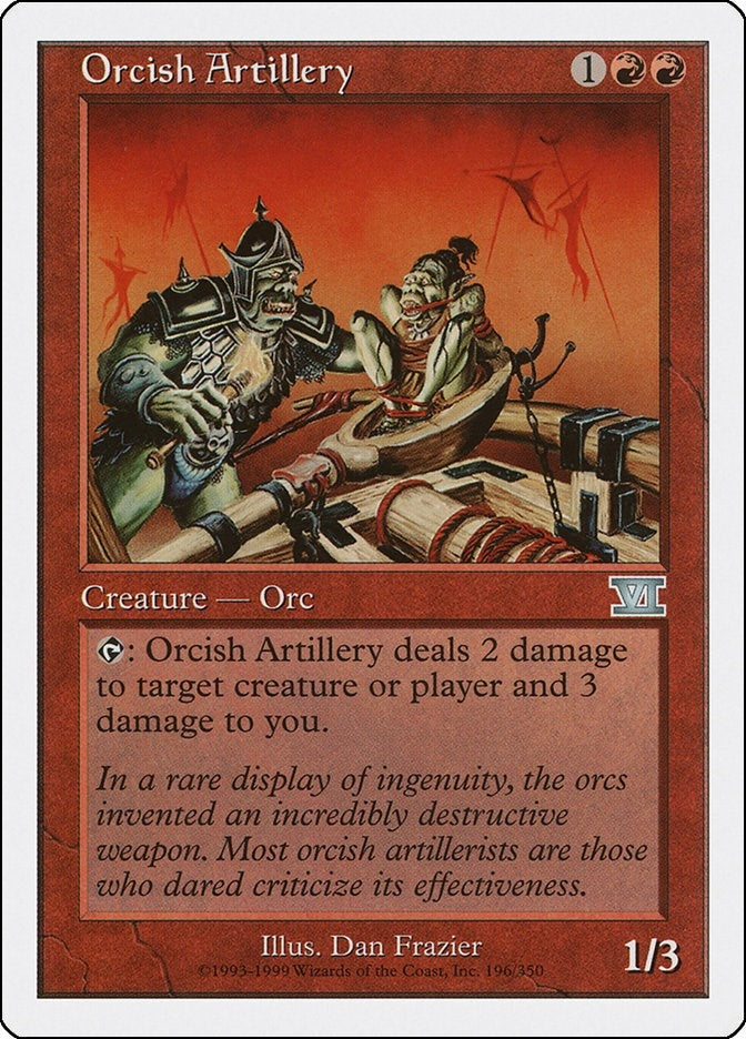 Image for Orcish Artillery (196) [Classic Sixth Edition]