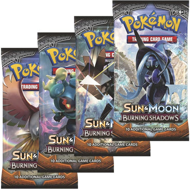 Burning Shadows Booster Pack Art Bundle [Set of 4] [SM - Burning Shadows]