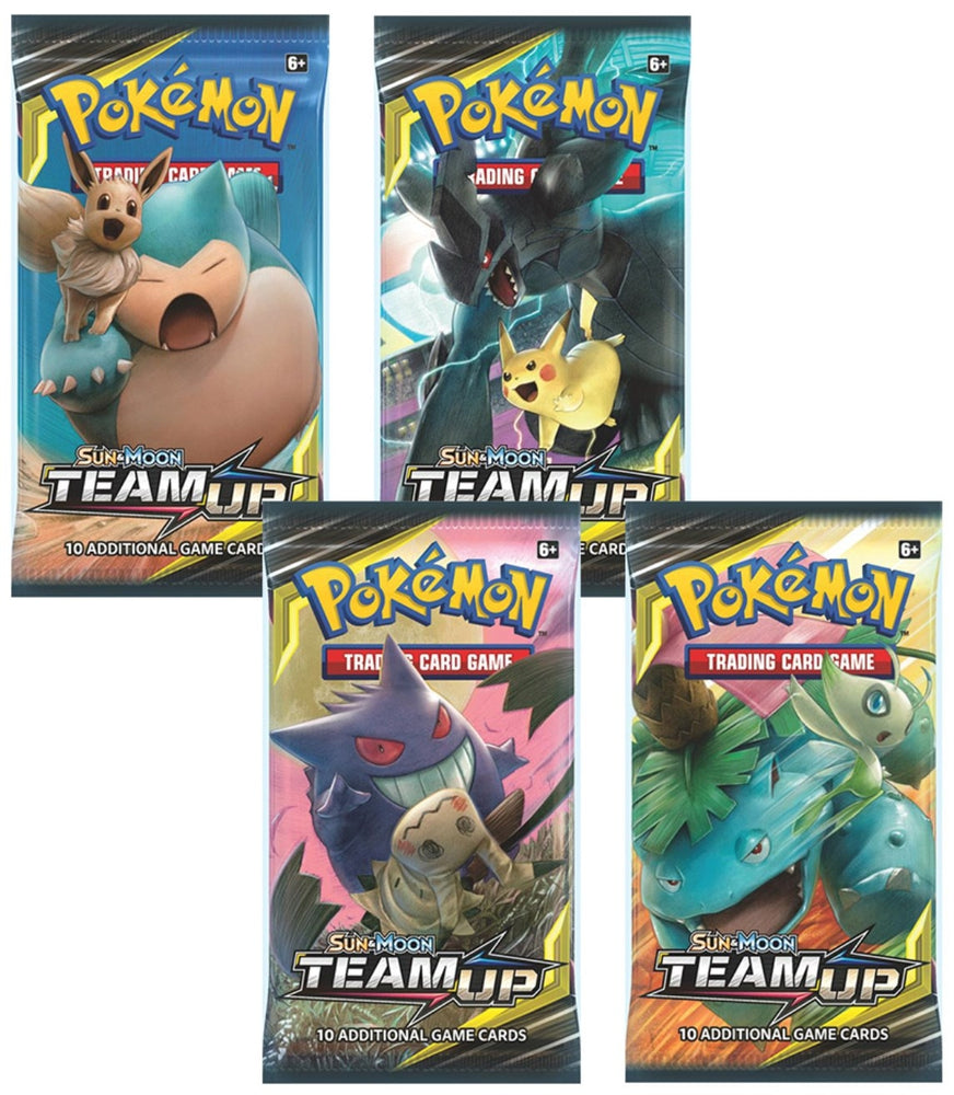 Image for Team Up Booster Pack Art Bundle [Set of 4] [SM - Team Up]