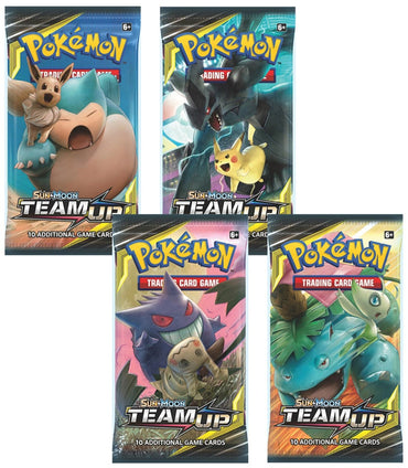 Image for Team Up Booster Pack Art Bundle [Set of 4] [SM - Team Up]