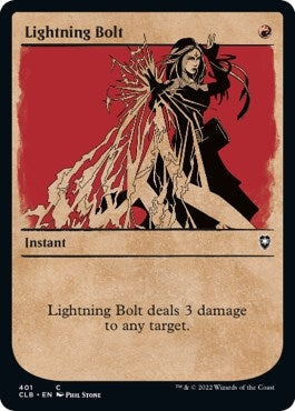 Image for Lightning Bolt (Showcase) (401) [Commander Legends: Battle for Baldur's Gate]