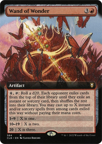 Image for Wand of Wonder (Extended Art) (584) [Commander Legends: Battle for Baldur's Gate]
