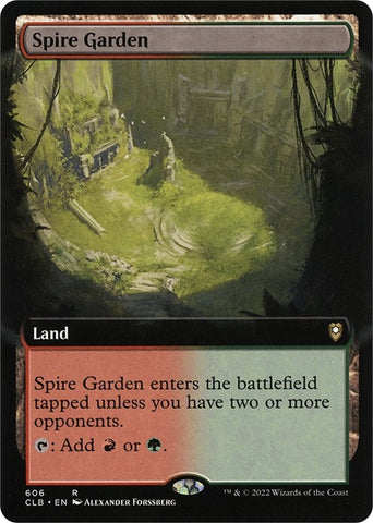 Image for Spire Garden (Extended Art) (606) [Commander Legends: Battle for Baldur's Gate]