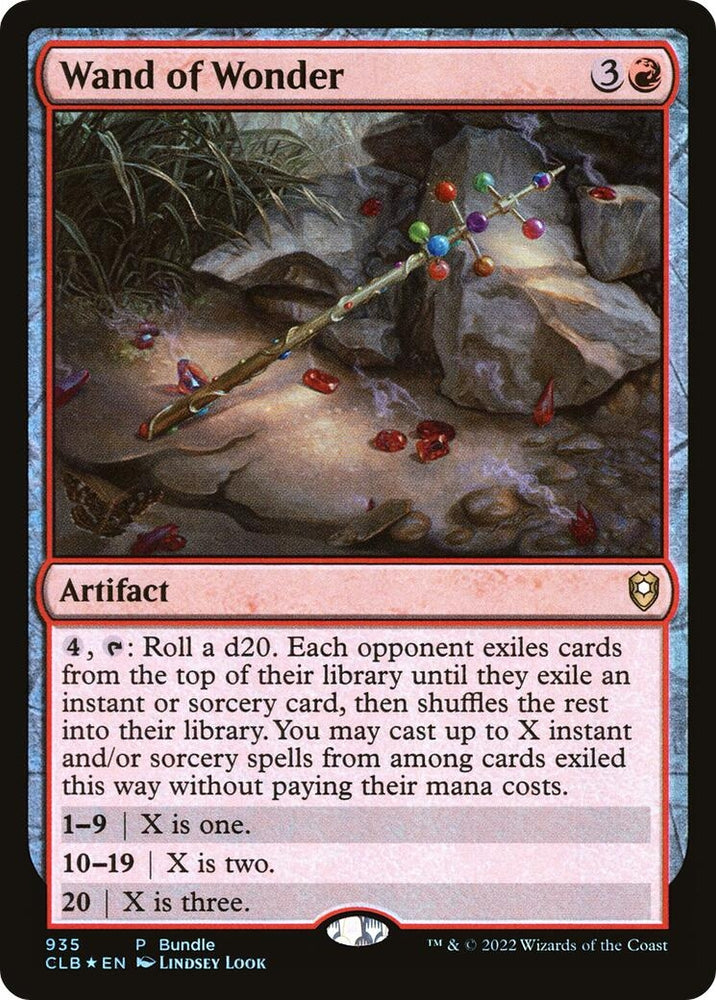 Image for Wand of Wonder (CLB Bundle) (935) - Magic: The Gathering