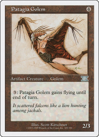 Image for Patagia Golem (305) [Classic Sixth Edition]
