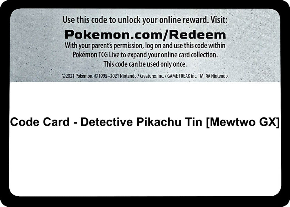 Image for Code Card [Detective Pikachu]